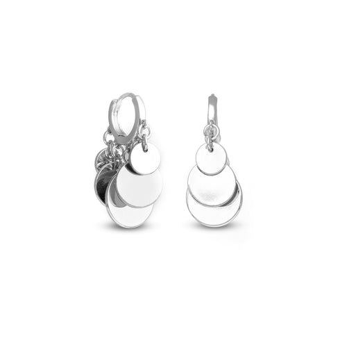 ORECCHINI CON MEDAGLIETTE DINAMICA 2593